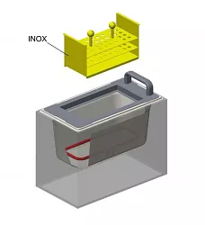 Stojany na zkumavky pro lázně LWTc 2/150 a LWTc 2/200 se používají v kombinaci s adaptérem. Do lázní lze umístit pouze 1 ks stojanu. V nabídce najdete stojany pro různé průměry zkumavek.