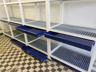 Realizace laboratorního nábytku a digestoří: MS cukrovary Hrušovany nad Jevišovkou