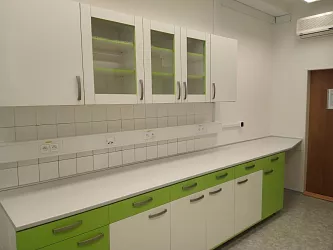 Realizace laboratorního nábytku a digestoří: Ústav experimentální medicíny AV ČR Praha