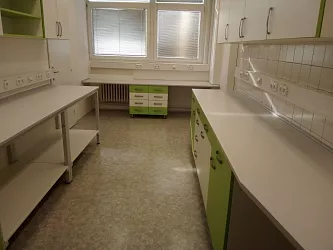 Realizace laboratorního nábytku a digestoří: Ústav experimentální medicíny AV ČR Praha
