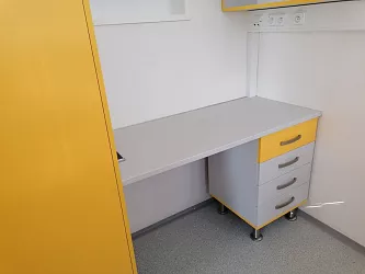 Realizace laboratorního nábytku a digestoří: Ústav experimentální medicíny AV ČR Praha, druhá laboratoř