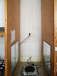 Rekonstrukce laboratorních digestoří - před
