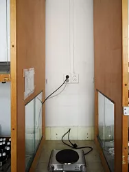 Rekonstrukce laboratorních digestoří - před