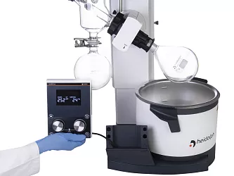 Rotační vakuová odparka Heidolph Hei-VAP Core s elektrickým zdvihem odpařovací baňky a sadou skla ML G3