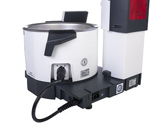 Rotační vakuová odparka Heidolph Hei-VAP Core s elektrickým zdvihem odpařovací baňky a sadou skla ML G3