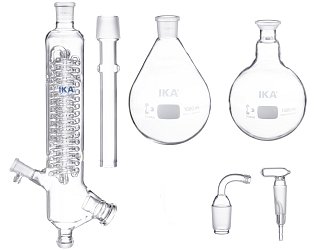 Rotační vakuová odparka IKA RV 3 V se sadou skla RV 10.1