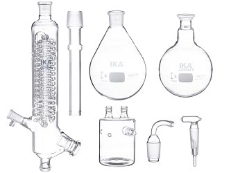 Rotační vakuová odparka IKA RV 8 V–C se sadou skla RV 10.10
