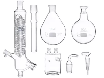 Rotační vakuová odparka IKA RV 8 V–C se sadou skla RV 10.10