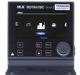 Rotační viskozimetr IKA Rotavisc hi-vi II Complete – ukázka menu