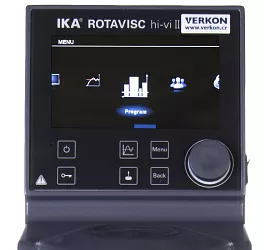 Rotační viskozimetr IKA Rotavisc hi-vi II Complete – ukázka menu