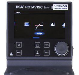 Rotační viskozimetr IKA Rotavisc hi-vi II Complete – ukázka menu