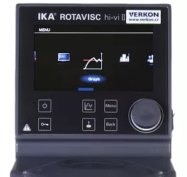 Rotační viskozimetr IKA Rotavisc hi-vi II Complete – ukázka menu