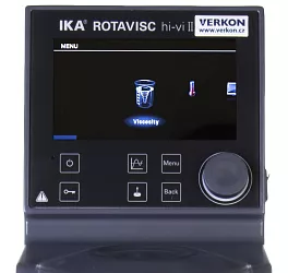Rotační viskozimetr IKA Rotavisc hi-vi II Complete – ukázka menu