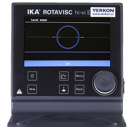Rotační viskozimetr IKA Rotavisc hi-vi II Complete – ukázka menu