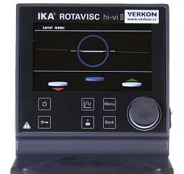 Rotační viskozimetr IKA Rotavisc hi-vi II Complete – ukázka menu