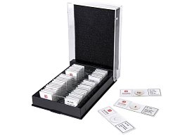 Sada mikroskopických preparátů ze zoologie, botaniky a histologie