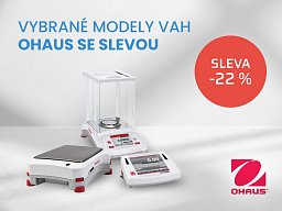 Slevová akce na analytické, přesné a semi-micro laboratorní váhy