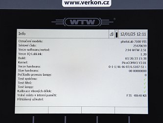 Spektrofotometr WTW photoLab 7100 VIS