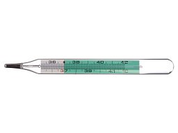 Teploměr lékařský klasický, skleněný