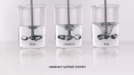 Nastavení rychlosti míchání