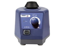 Vortex MIX se standardním gumovým nástavcem. Spouští se dotykem.