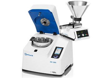 Mlýn ZM 300 s vibračním podavačem DR 100.