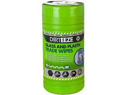 Utěrka vlhčená na sklo a plasty