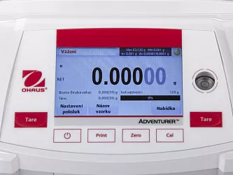 Váhy analytické Ohaus Adventurer Semi-Micro AX125DM s duálním režimem