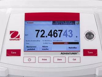 Váhy analytické Ohaus Adventurer Semi-Micro AX125DM s duálním režimem