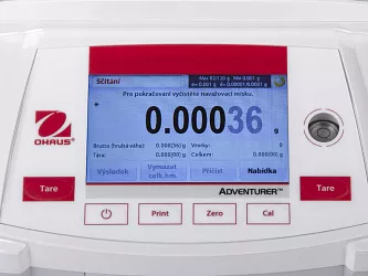 Váhy analytické Ohaus Adventurer Semi-Micro AX125DM s duálním režimem