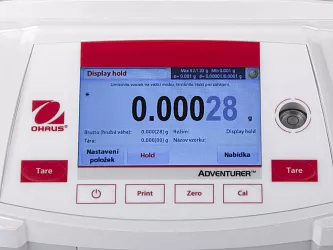 Váhy analytické Ohaus Adventurer Semi-Micro AX125DM s duálním režimem