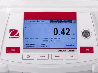 Váhy analytické Ohaus Adventurer Semi-Micro AX125DM s duálním režimem