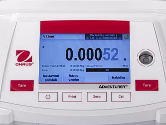 Váhy analytické Ohaus Adventurer Semi-Micro AX125DM s duálním režimem