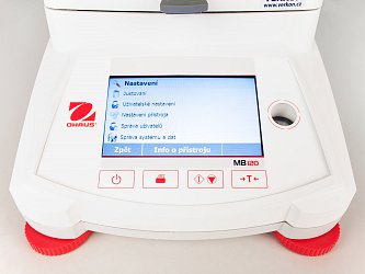 Vlhkostní analyzátor - váhy sušicí Ohaus řada MB 120