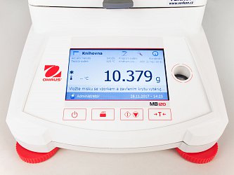 Vlhkostní analyzátor - váhy sušicí Ohaus řada MB 120