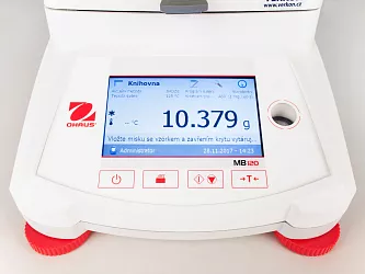 Vlhkostní analyzátor - váhy sušicí Ohaus řada MB 120