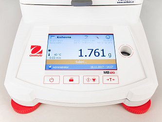 Vlhkostní analyzátor - váhy sušicí Ohaus řada MB 120