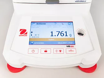 Vlhkostní analyzátor - váhy sušicí Ohaus řada MB 120