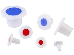 Zátka osmihranná do normalizovaných zábrusů, HDPE