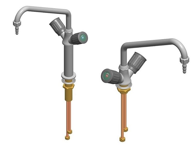 Armatura laboratorní vodovodní, stojánková směšovací, TOF