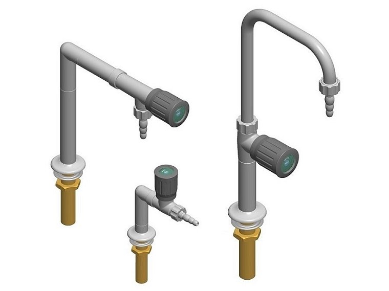 Armatura laboratorní vodovodní, stojánková, TOF