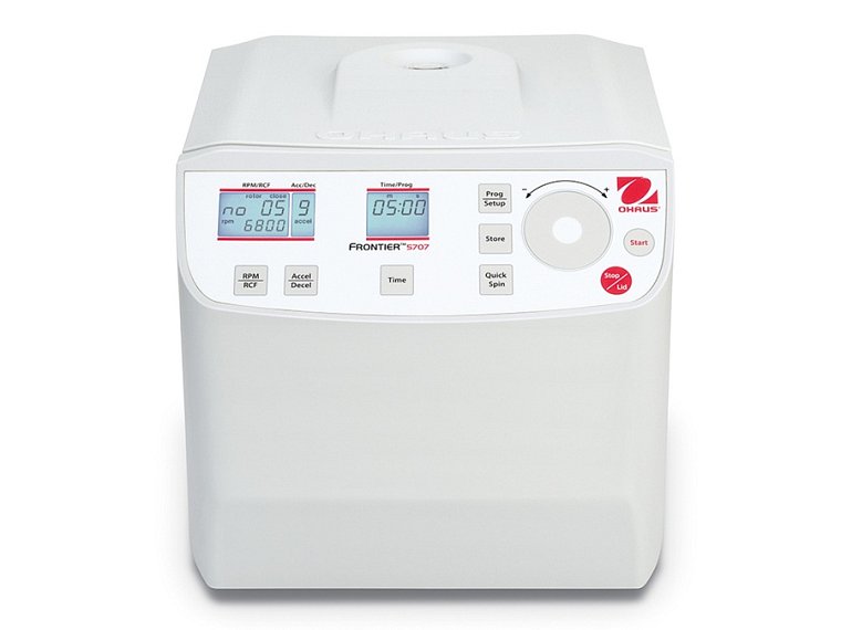 Centrifuga stolní Ohaus Frontier FC 5707 pro separaci krevní plazmy