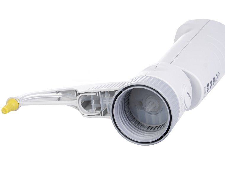 bez recirkulačního ventilu, nastavitelný objem 1 až 10 ml