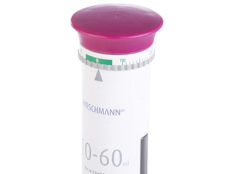 Dávkovač EM PP s nastavitelným objemem, Hirschmann