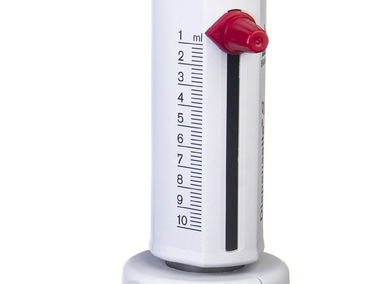 bez recirkulačního ventilu, nastavitelný objem 1 – 10 ml