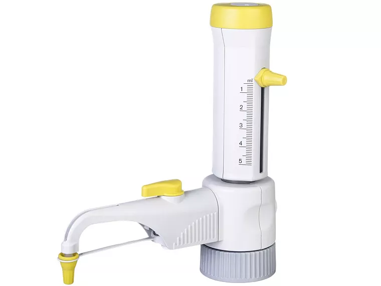 Dávkovač Dispensette S Organic s nastavitelným objemem 0,5 – 5 ml a s recirkulačním ventilem