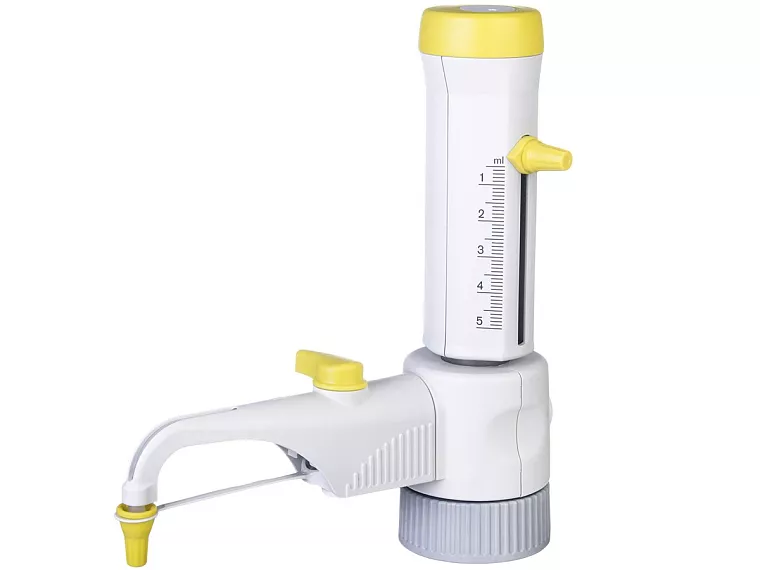Dávkovač Dispensette S Organic s nastavitelným objemem 0,5 – 5 ml a s recirkulačním ventilem