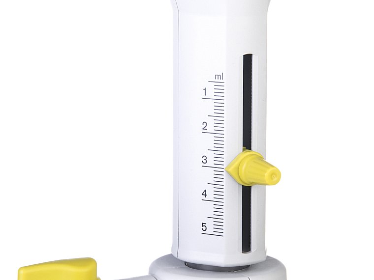 Dávkovač Dispensette S Organic s nastavitelným objemem 0,5 – 5 ml a s recirkulačním ventilem
