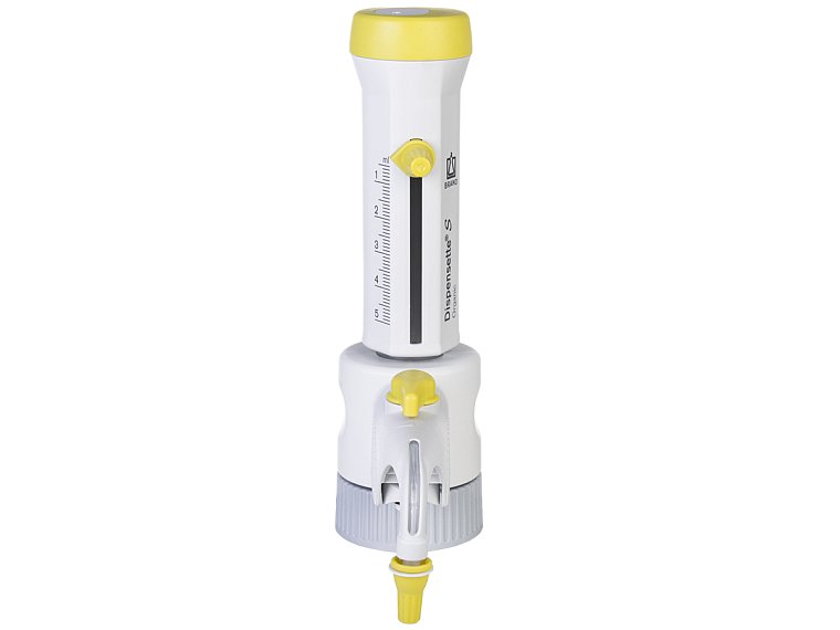 Dávkovač Dispensette S Organic s nastavitelným objemem 0,5 – 5 ml a s recirkulačním ventilem