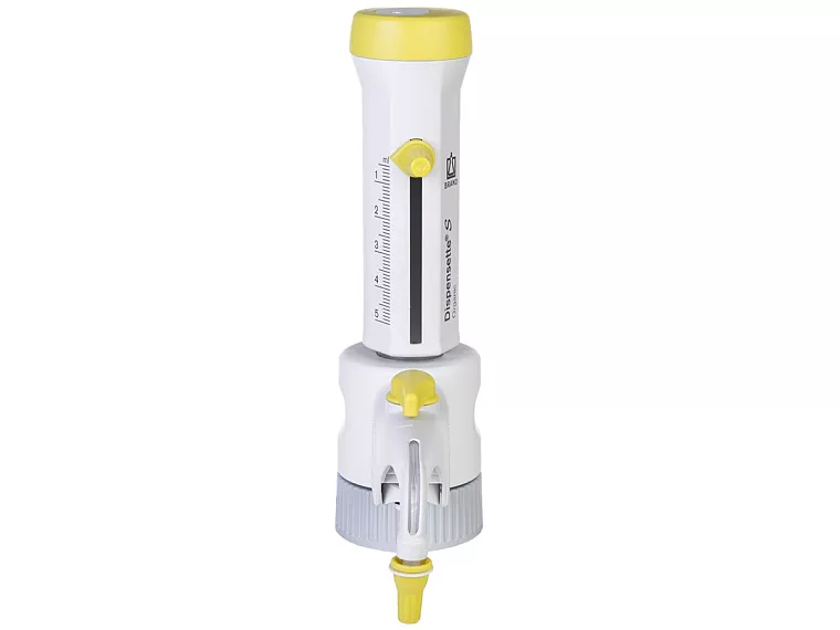 Dávkovač Dispensette S Organic s nastavitelným objemem 0,5 – 5 ml a s recirkulačním ventilem